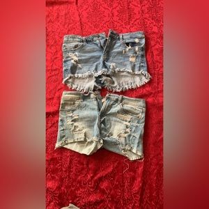 Denim short for woman